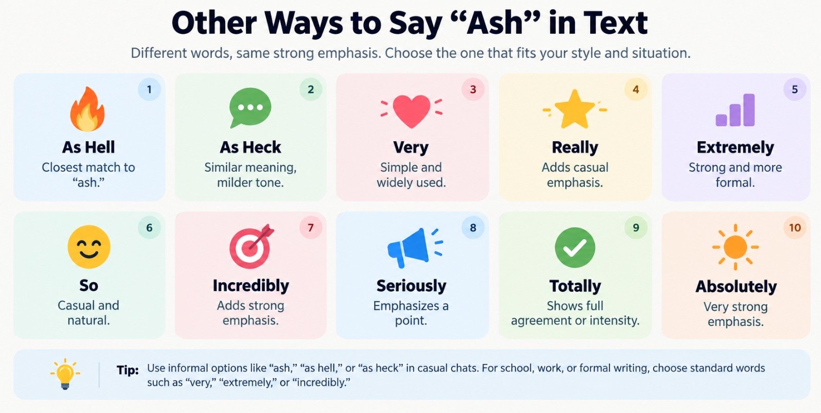 What Does Ash Mean in Text