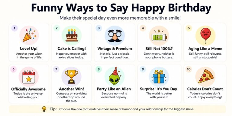 Funny Ways to Say Happy Birthday