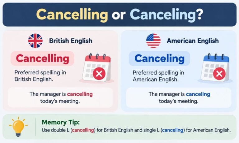 Cancelling or Canceling