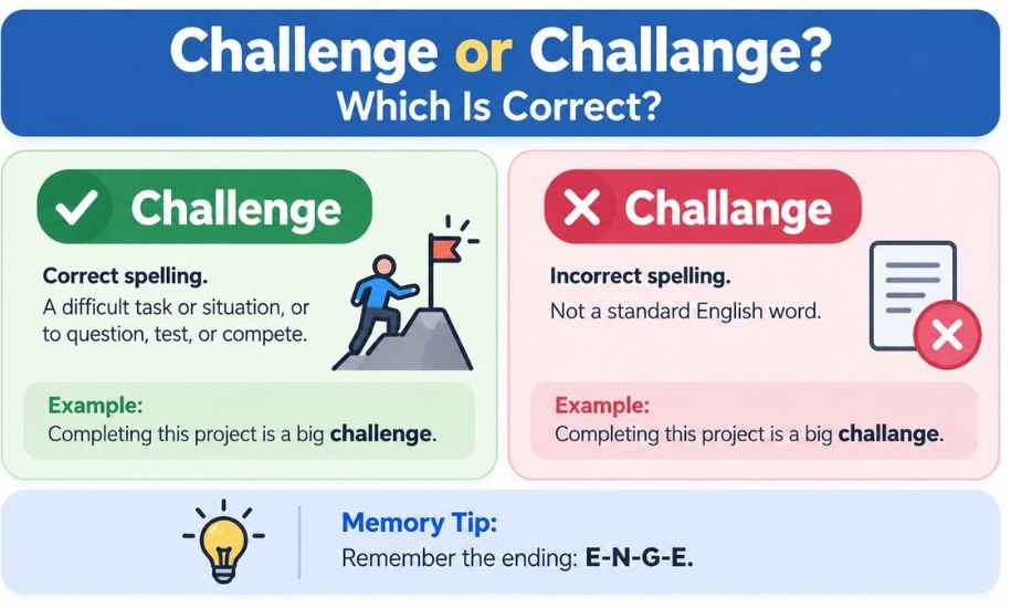 Challenge or Challange