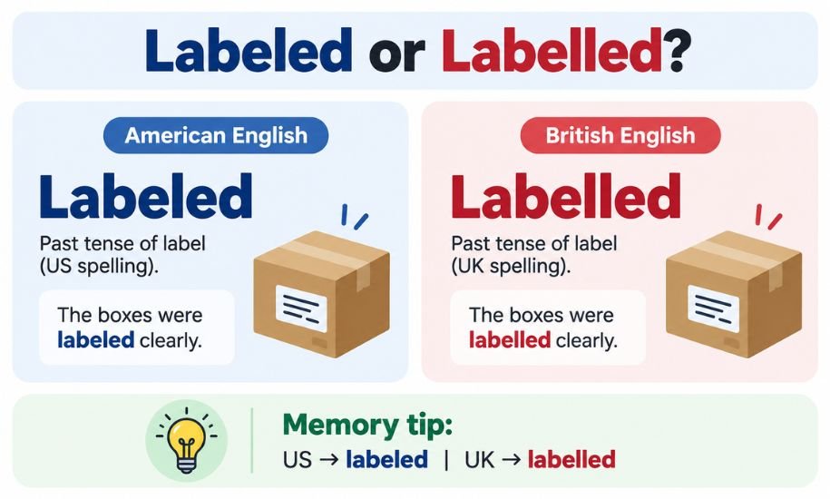 Labeled or Labelled