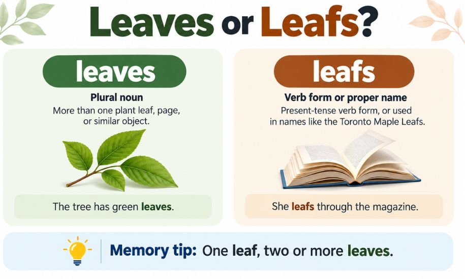 Leaves or Leafs