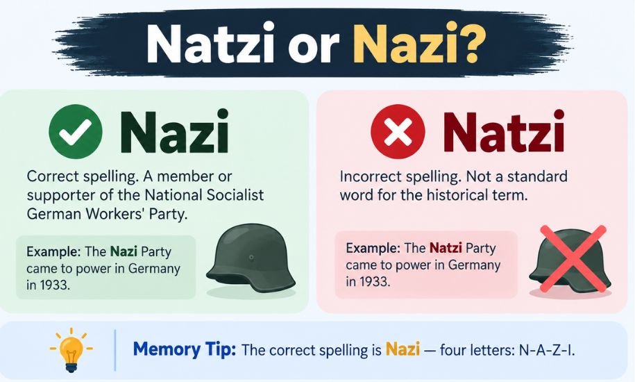 Natzi or Nazi