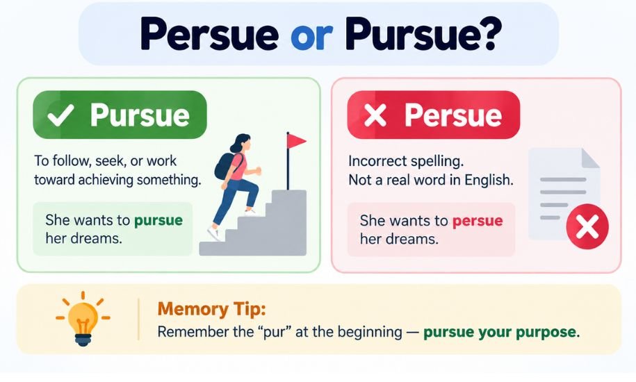 Persue or Pursue