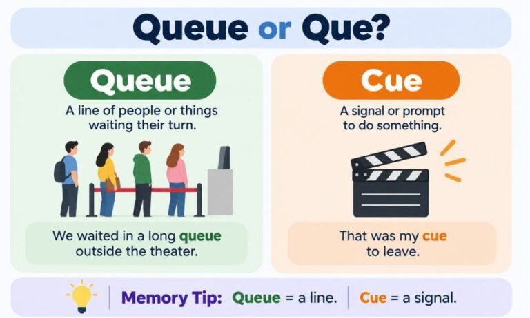 Queue or Que