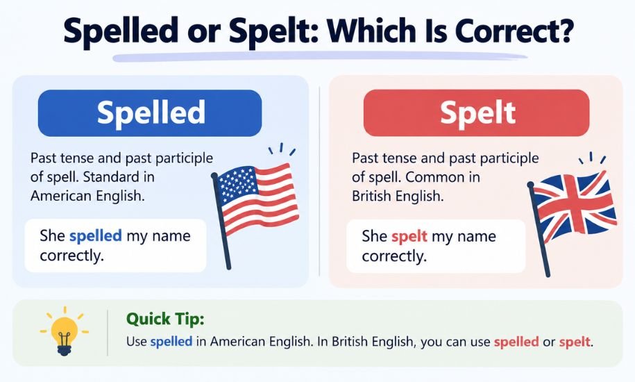 Spelled or Spelt