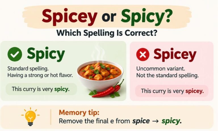 Spicey or Spicy