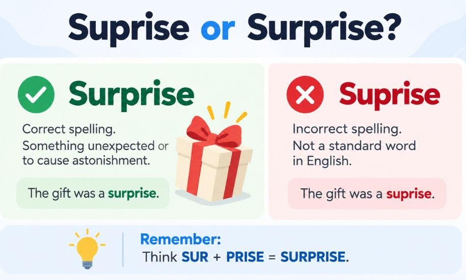 Suprise or Surprise
