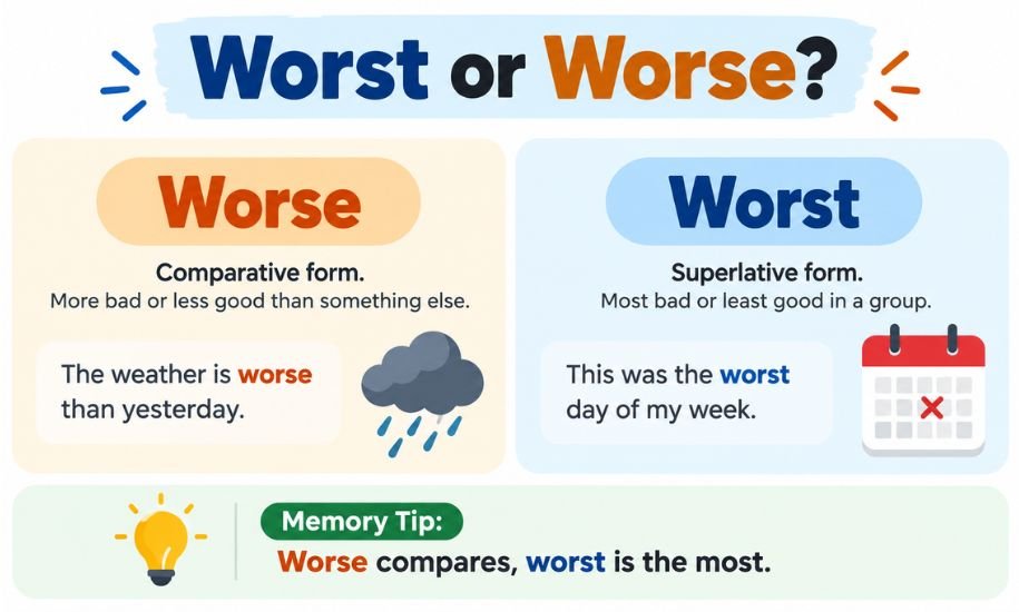Worst or Worse