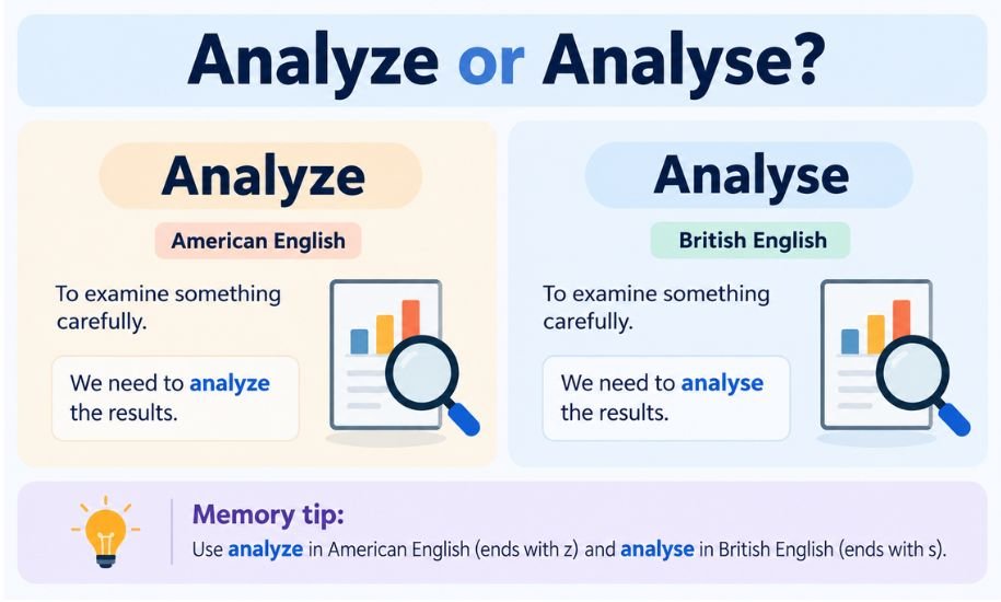 analyze or analyse