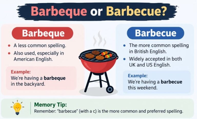 barbeque or barbecue