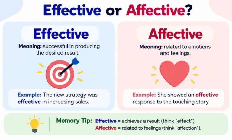 effective or affective